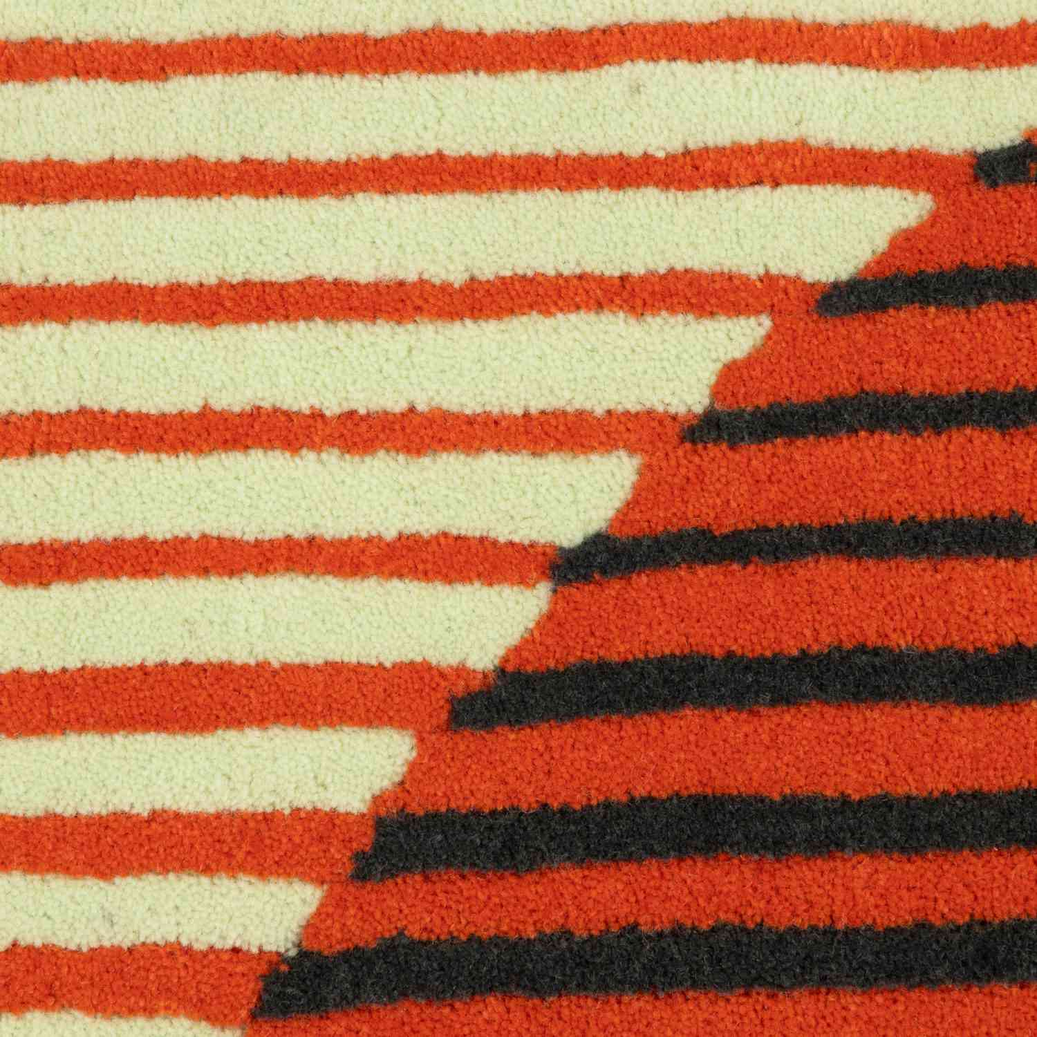 Stripes Wool Rug by Diane Bresson
