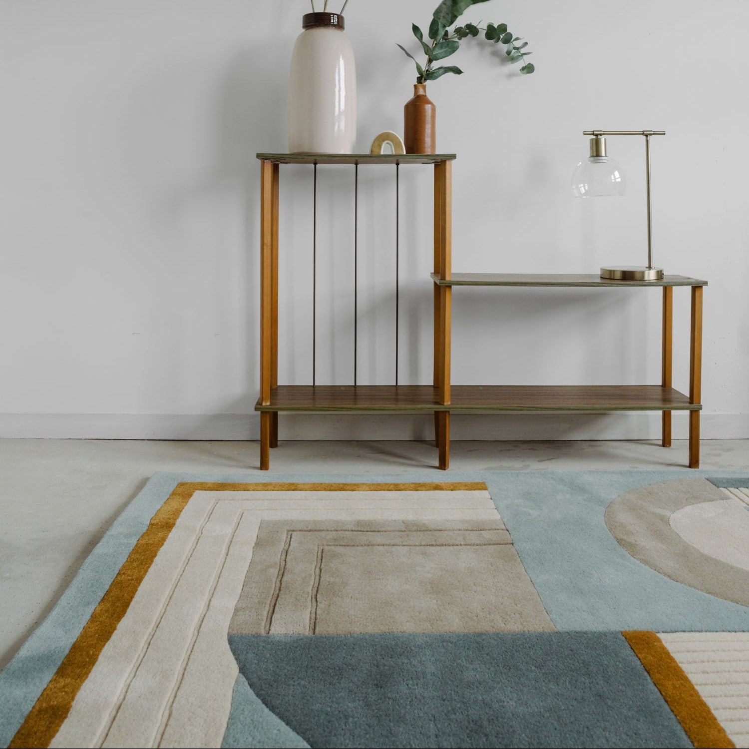 Tone in Mint Tufted Wool Rug | Designed by Catherine MacGruer