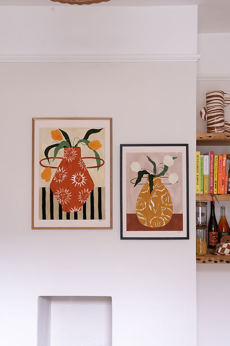 Yellow Flowers In Sun Vase