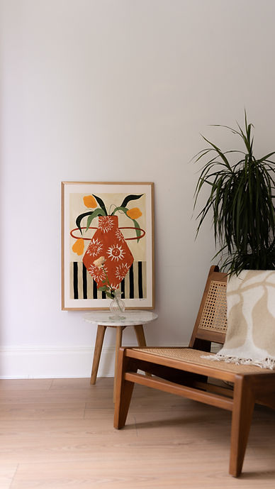 Yellow Flowers In Sun Vase