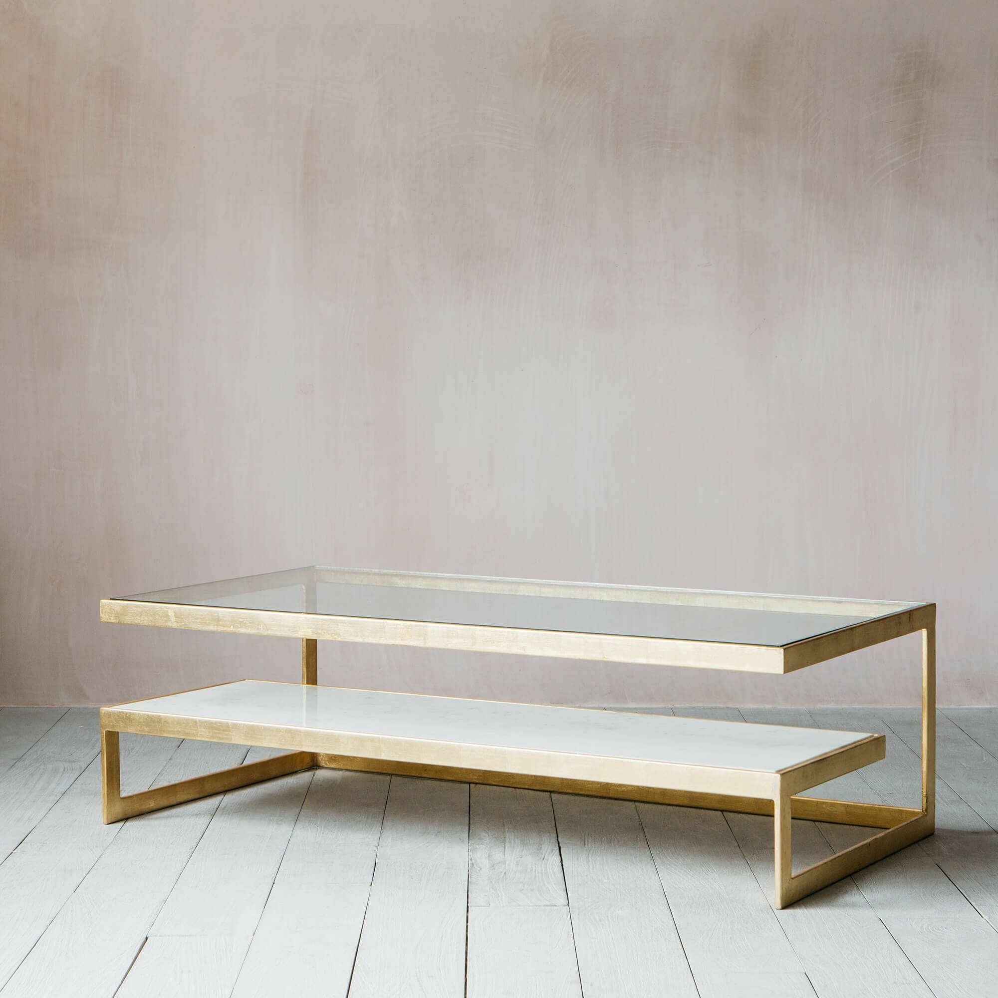 Estere Gold Marble Coffee Table