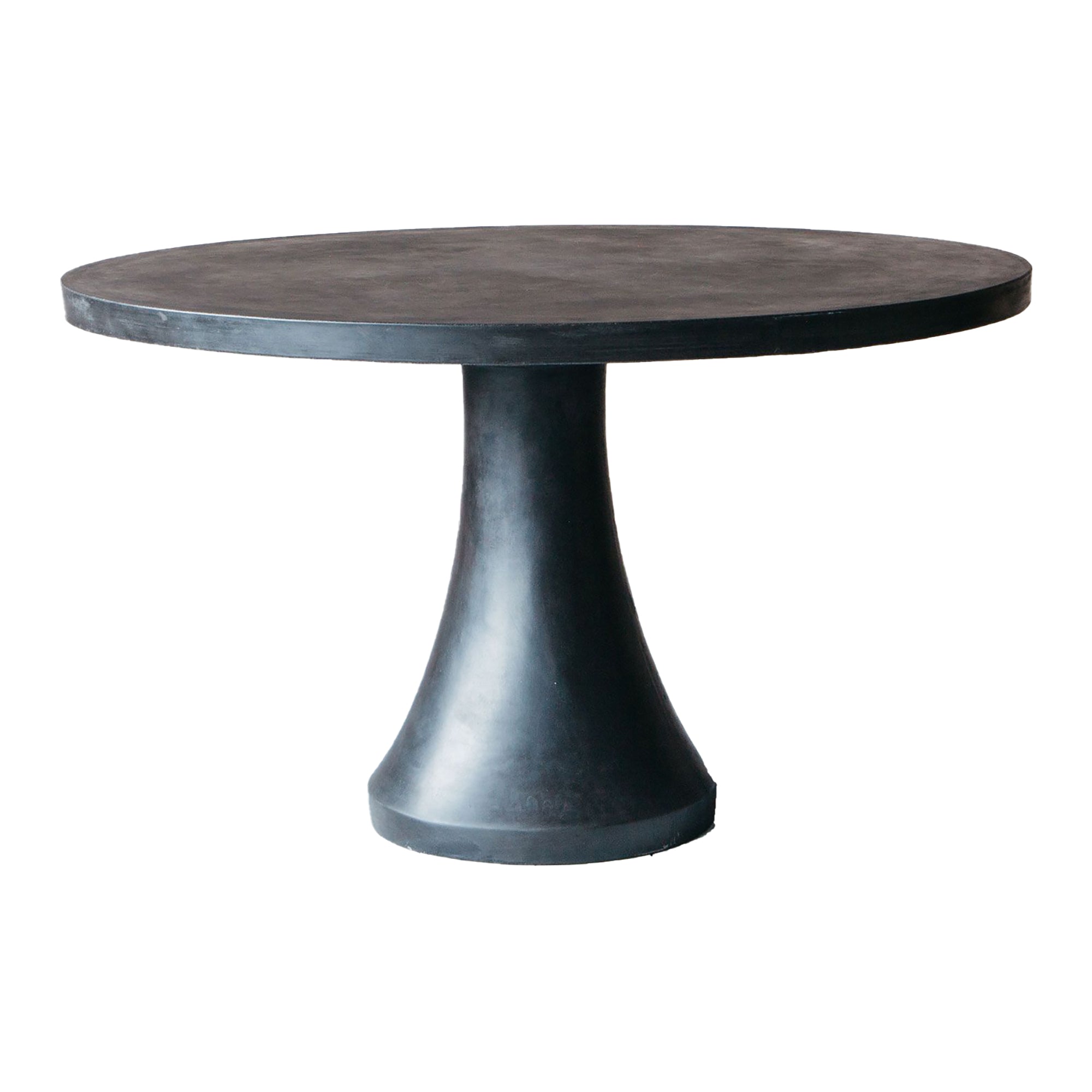 Goswell Black Cement Round Dining Table