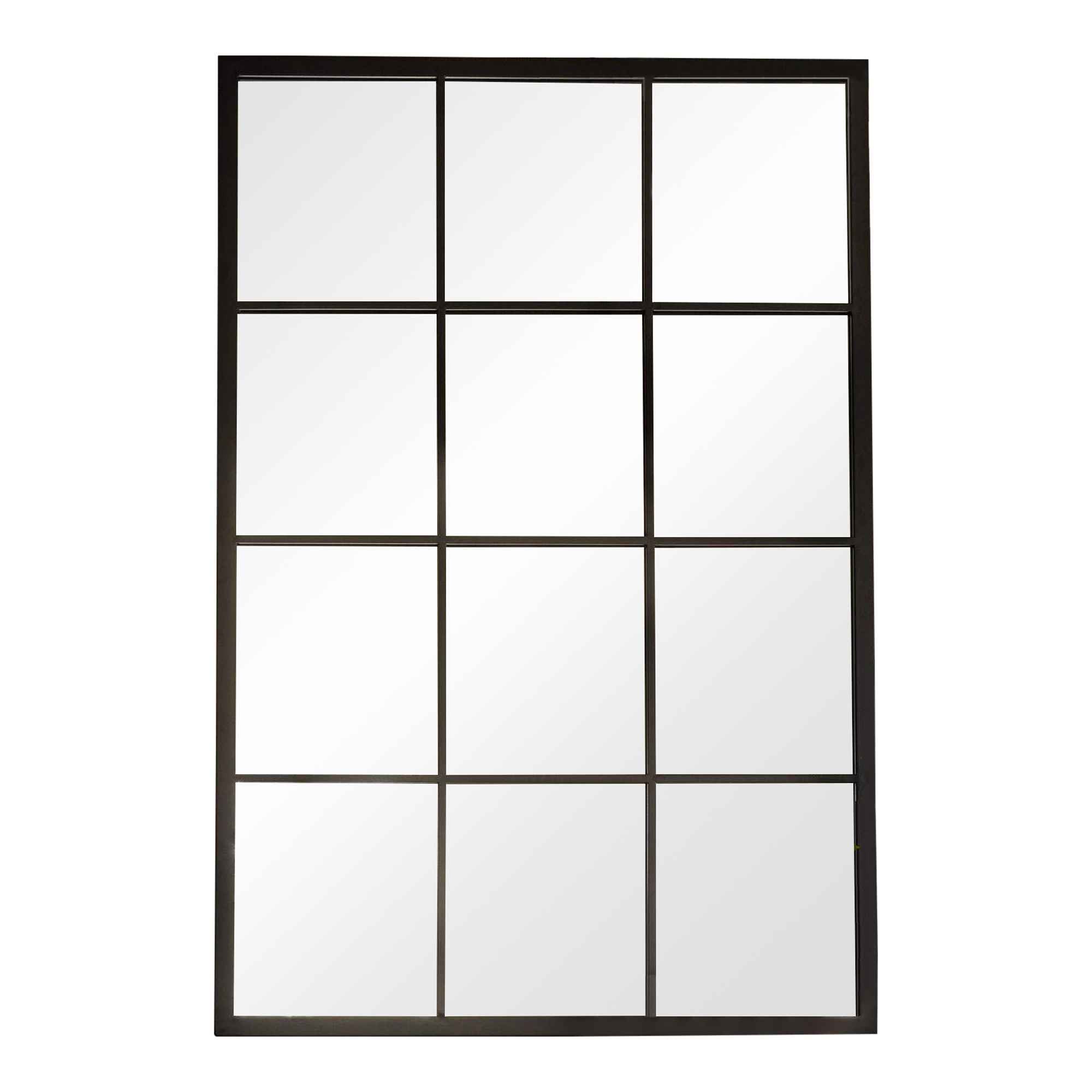 Black Fulbrook Window Mirror