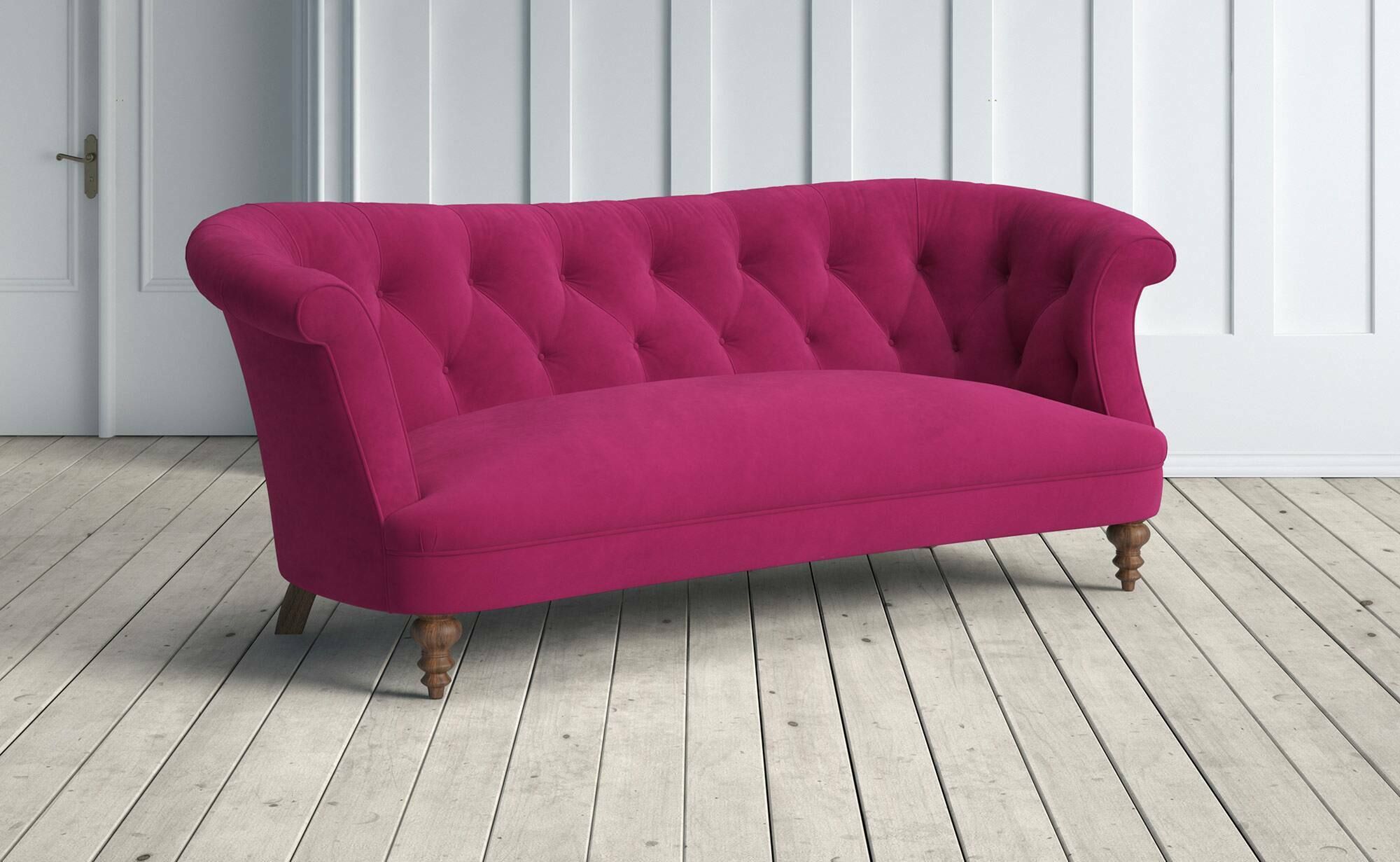 Diana Tulip Stain Guarded Velvet Sofa