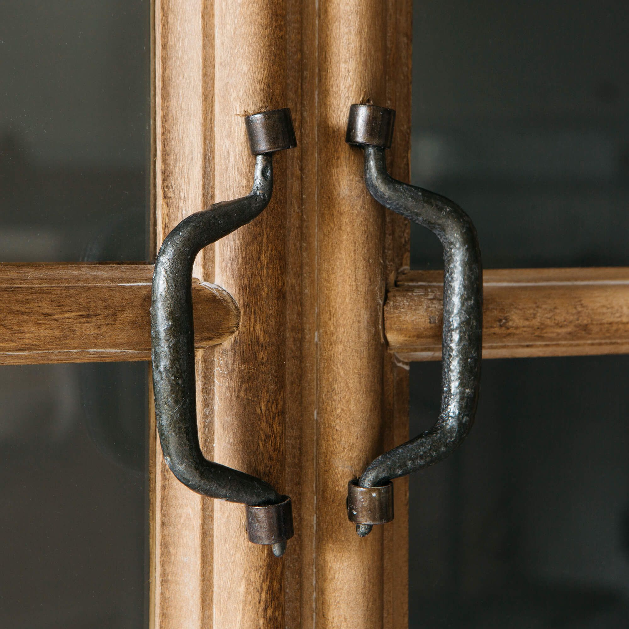Annecy Antique Finish Steel Two Door Cabinet