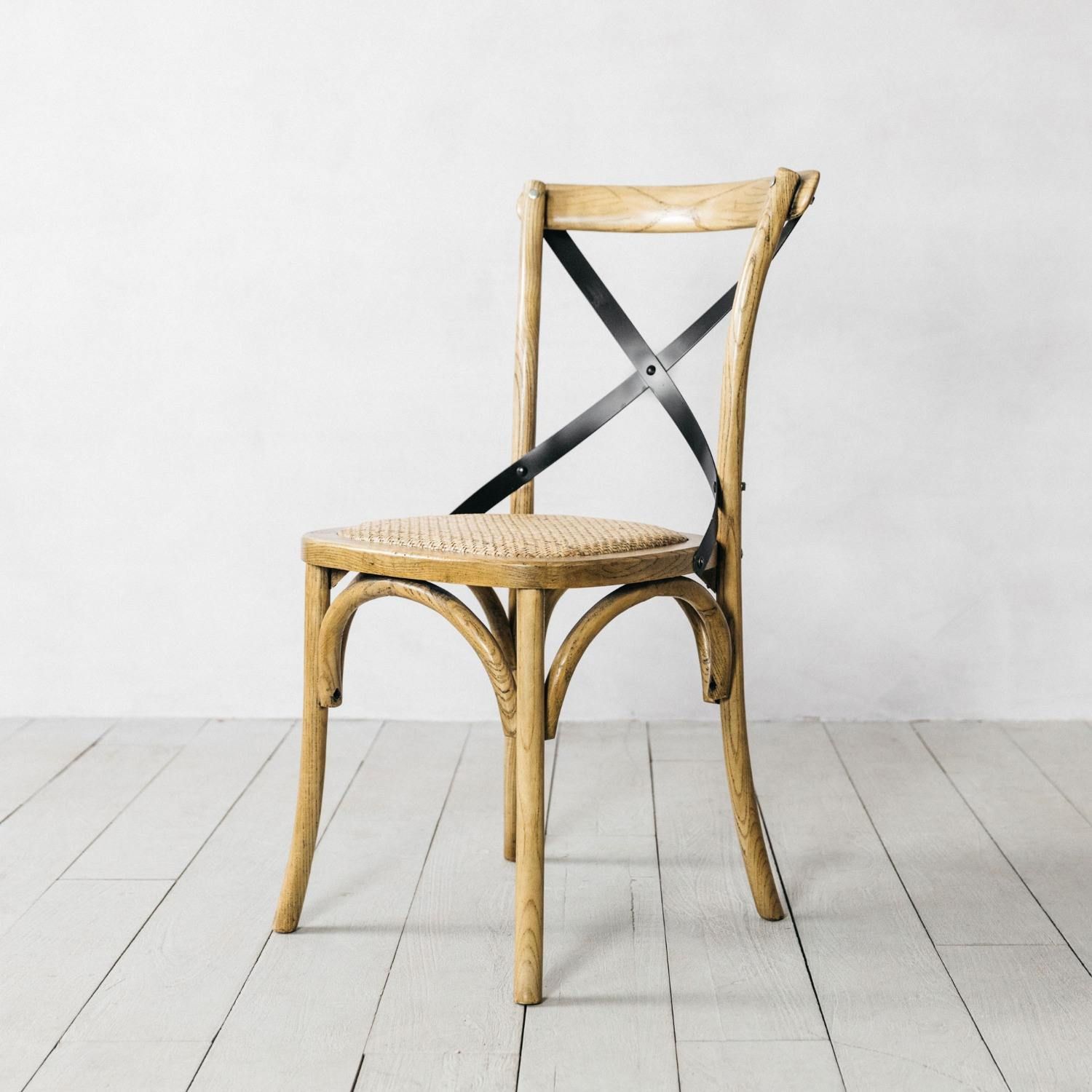 Natural Ash Wood Bistro Chair