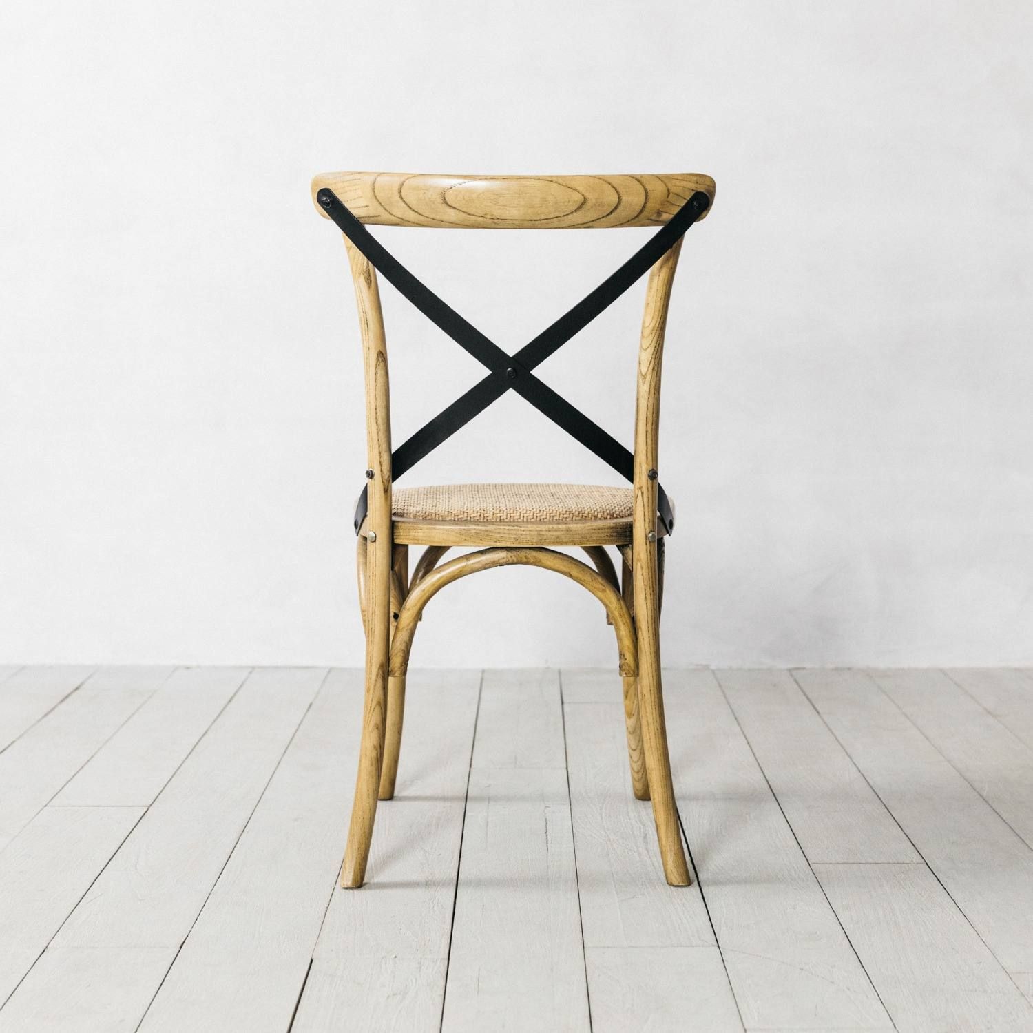 Natural Ash Wood Bistro Chair