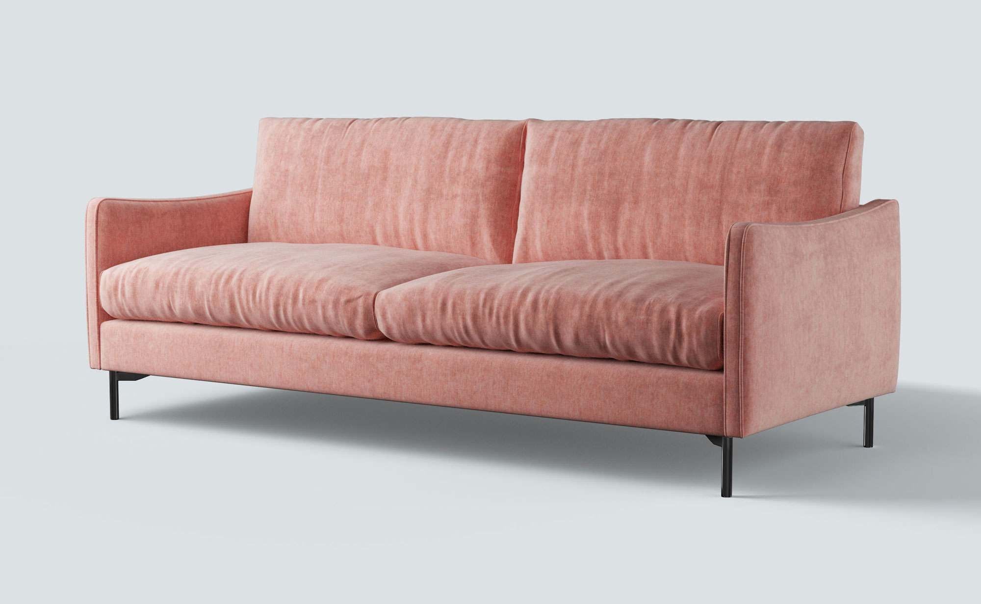 Henrik Salmon Vintage Velvet Sofa