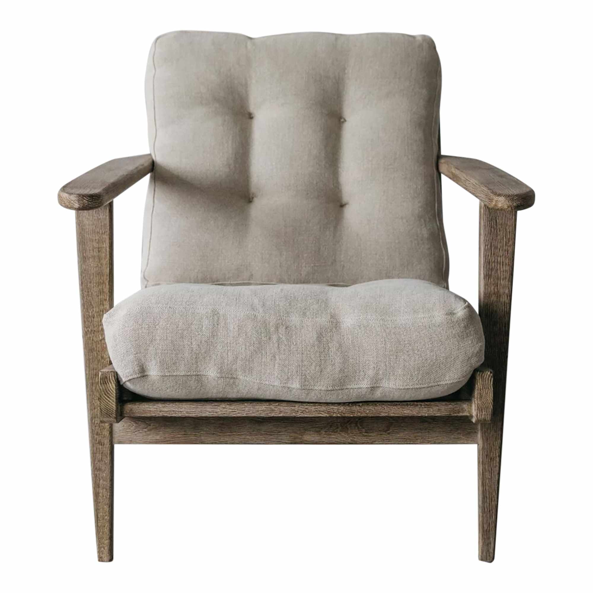 Dylan Natural Linen Armchair