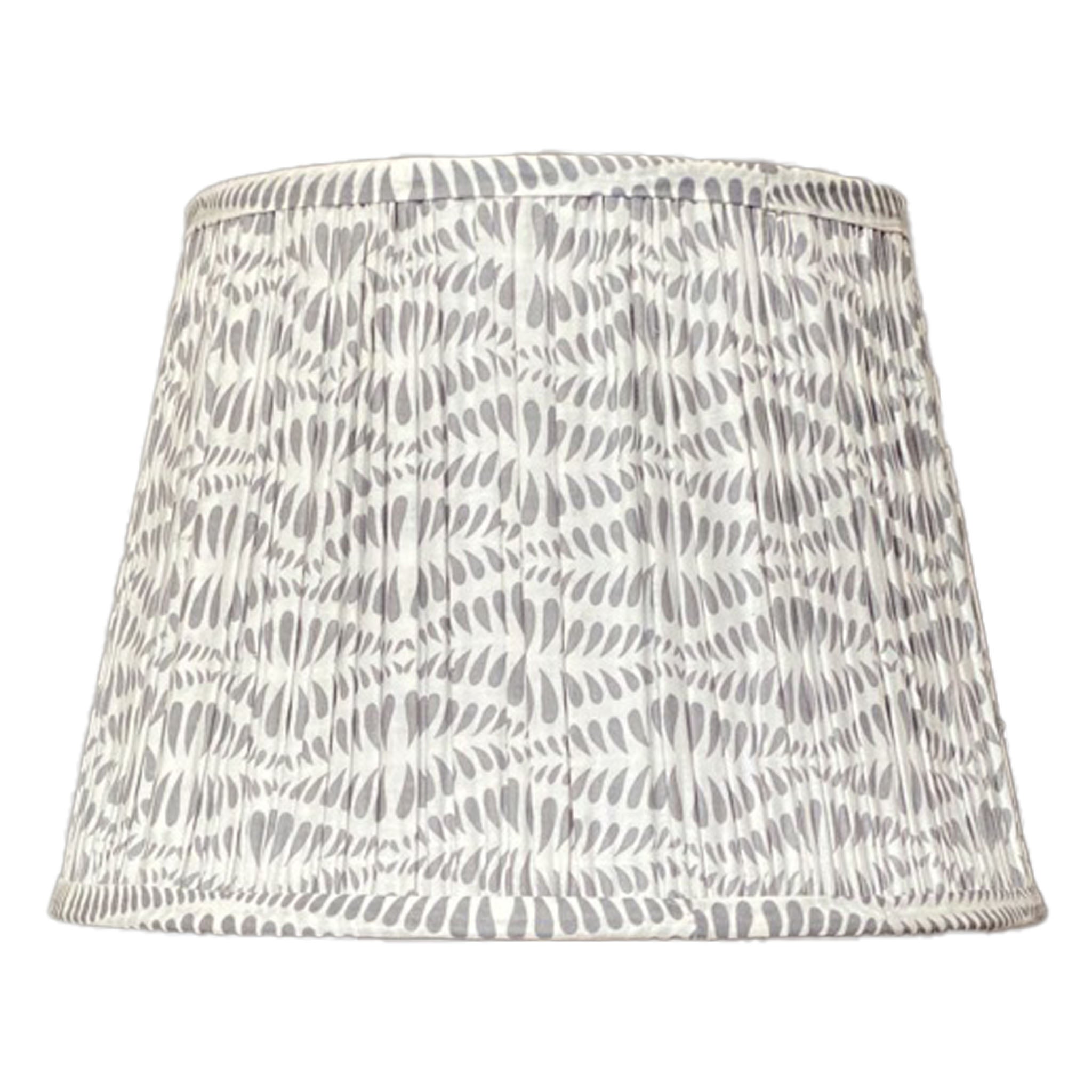 Grey Bangla Cotton Lampshade