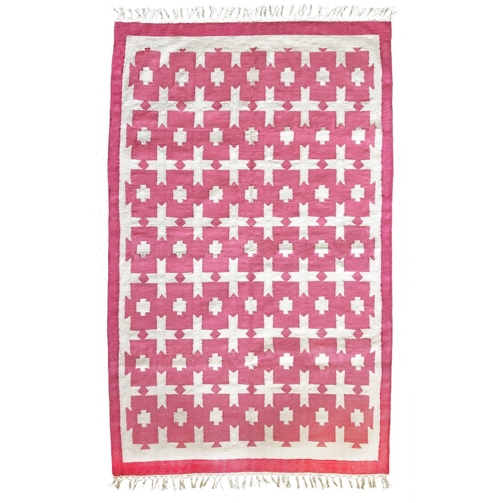 Rug Chunky Cotton Pink