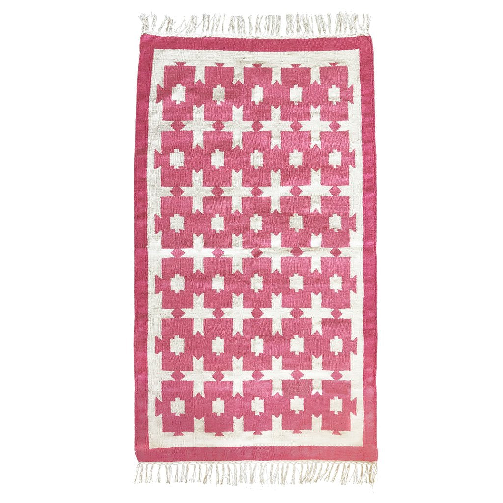 Rug Chunky Cotton Pink
