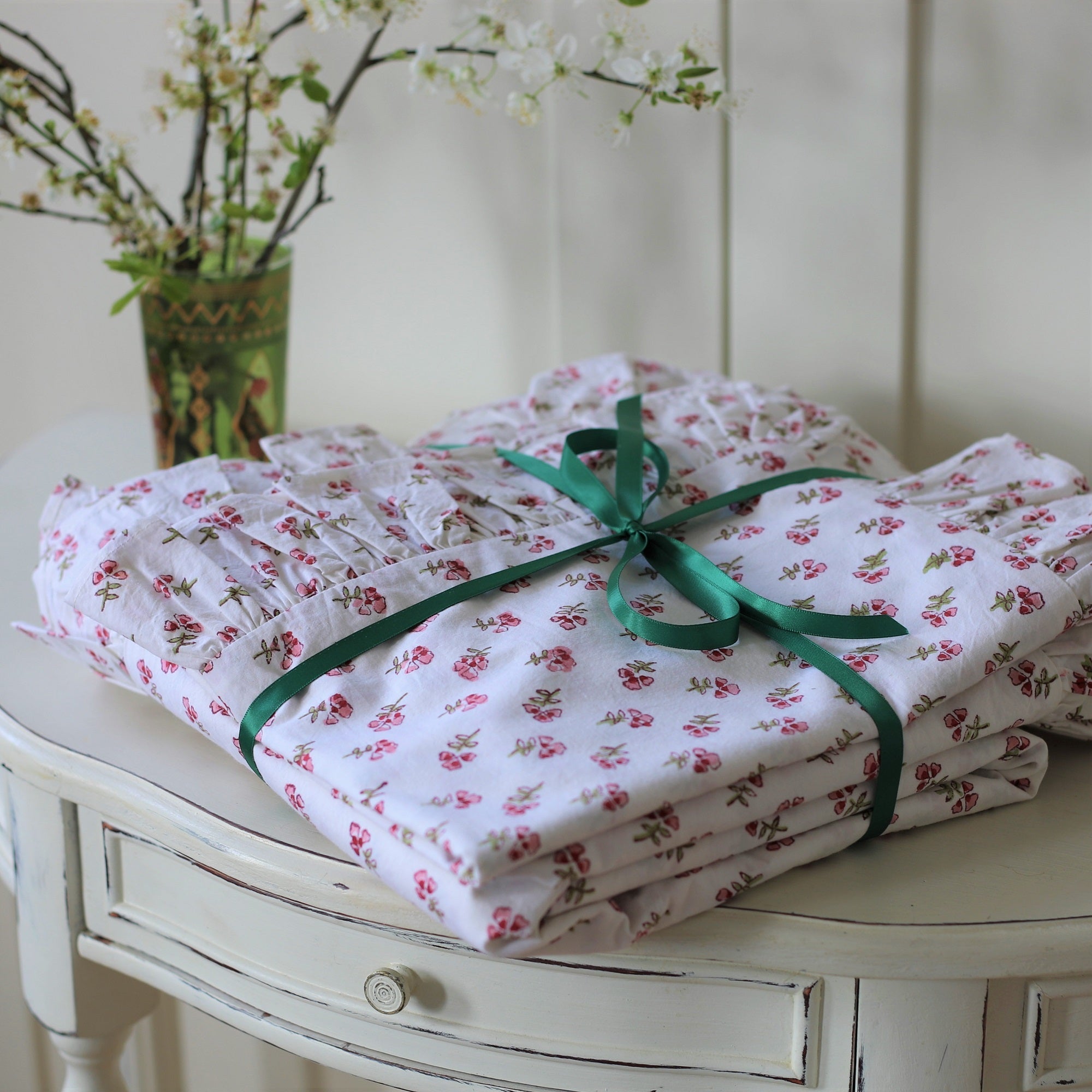 Pink Ditsy Duvet Cover
