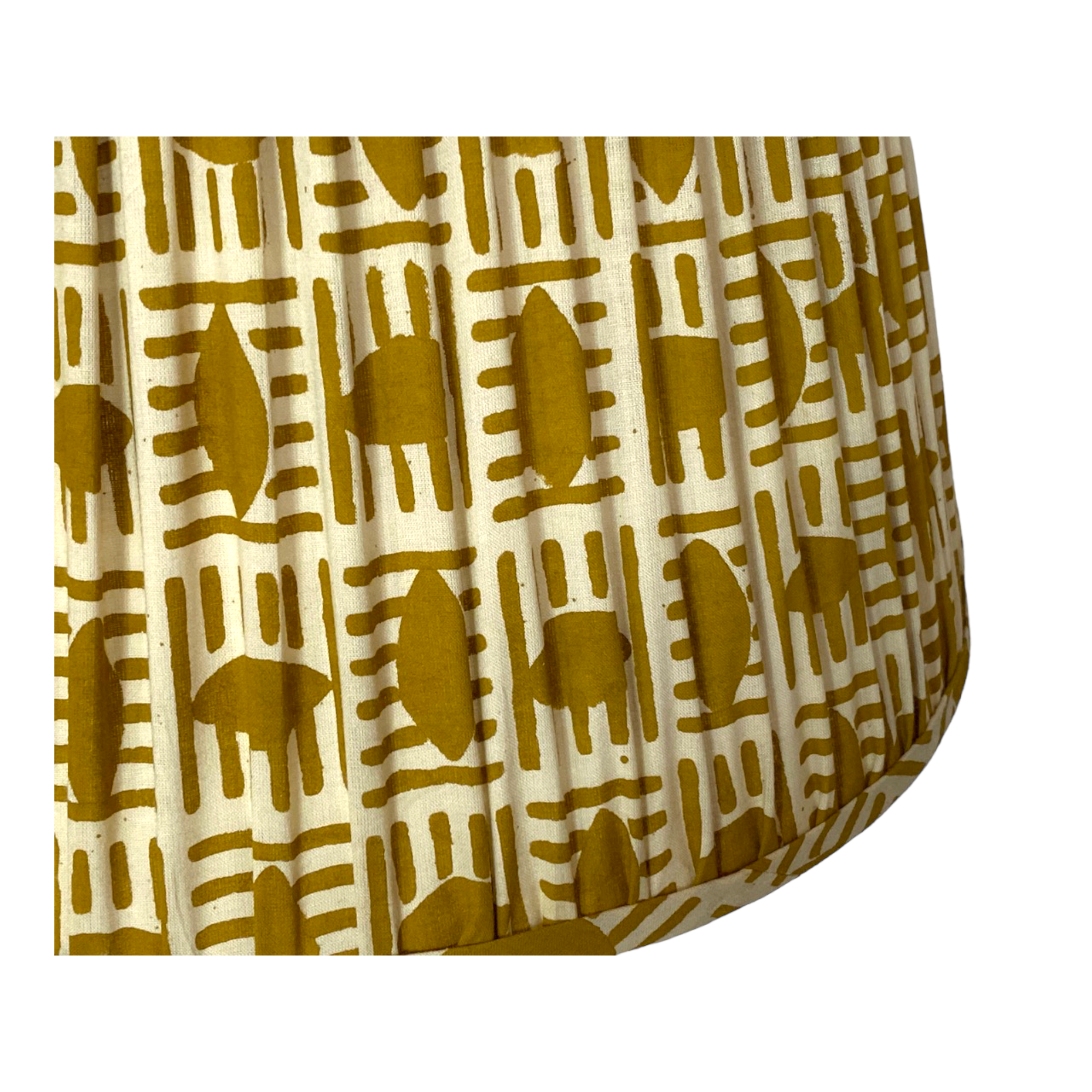 Yellow Brick Cotton Lampshade