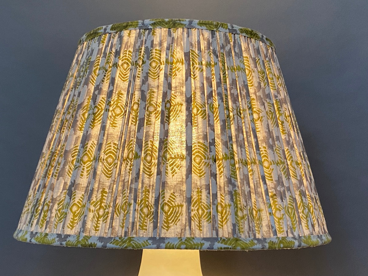 Yellow Yoyo Cotton Lampshade