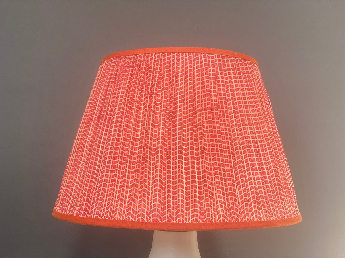 Noughts & Crosses Silk Lampshade