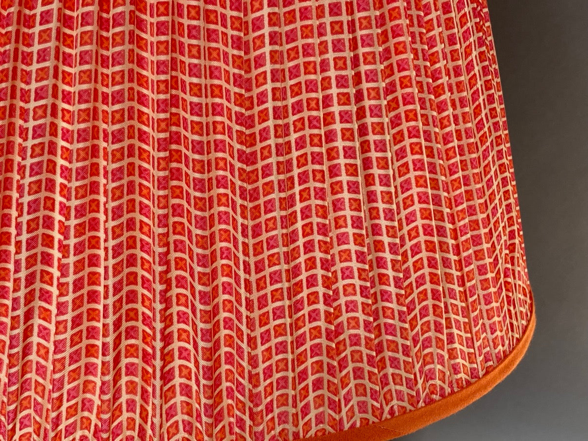 Noughts & Crosses Silk Lampshade