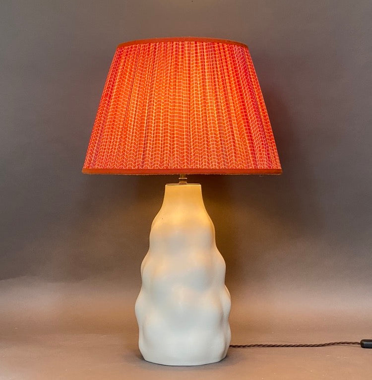 Noughts & Crosses Silk Lampshade