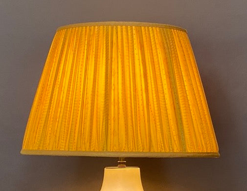 Yellow Wave Silk Lampshade