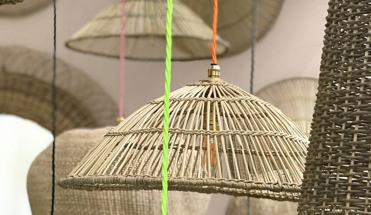 Malawi Cane Food Cone Pendant
