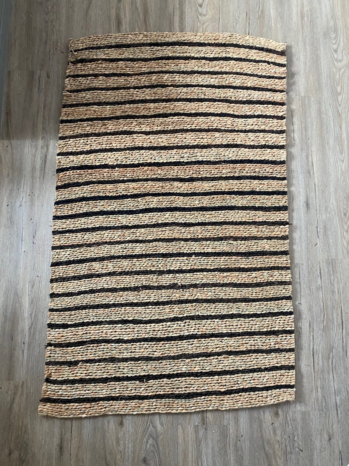 Stripes Seagrass Hall Runner Rug | 80 x 240cm
