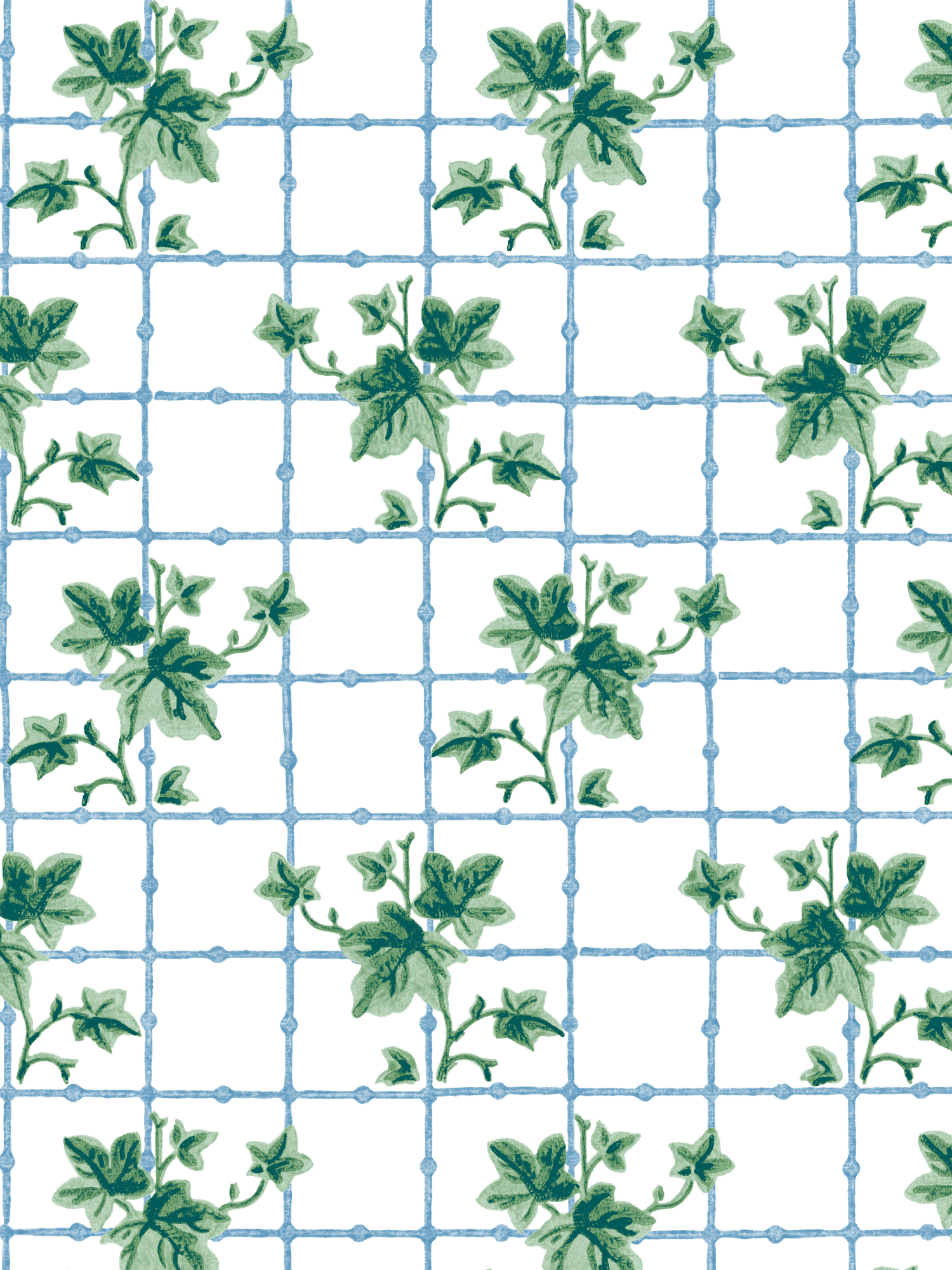 Ivy Trellis Wallpaper
