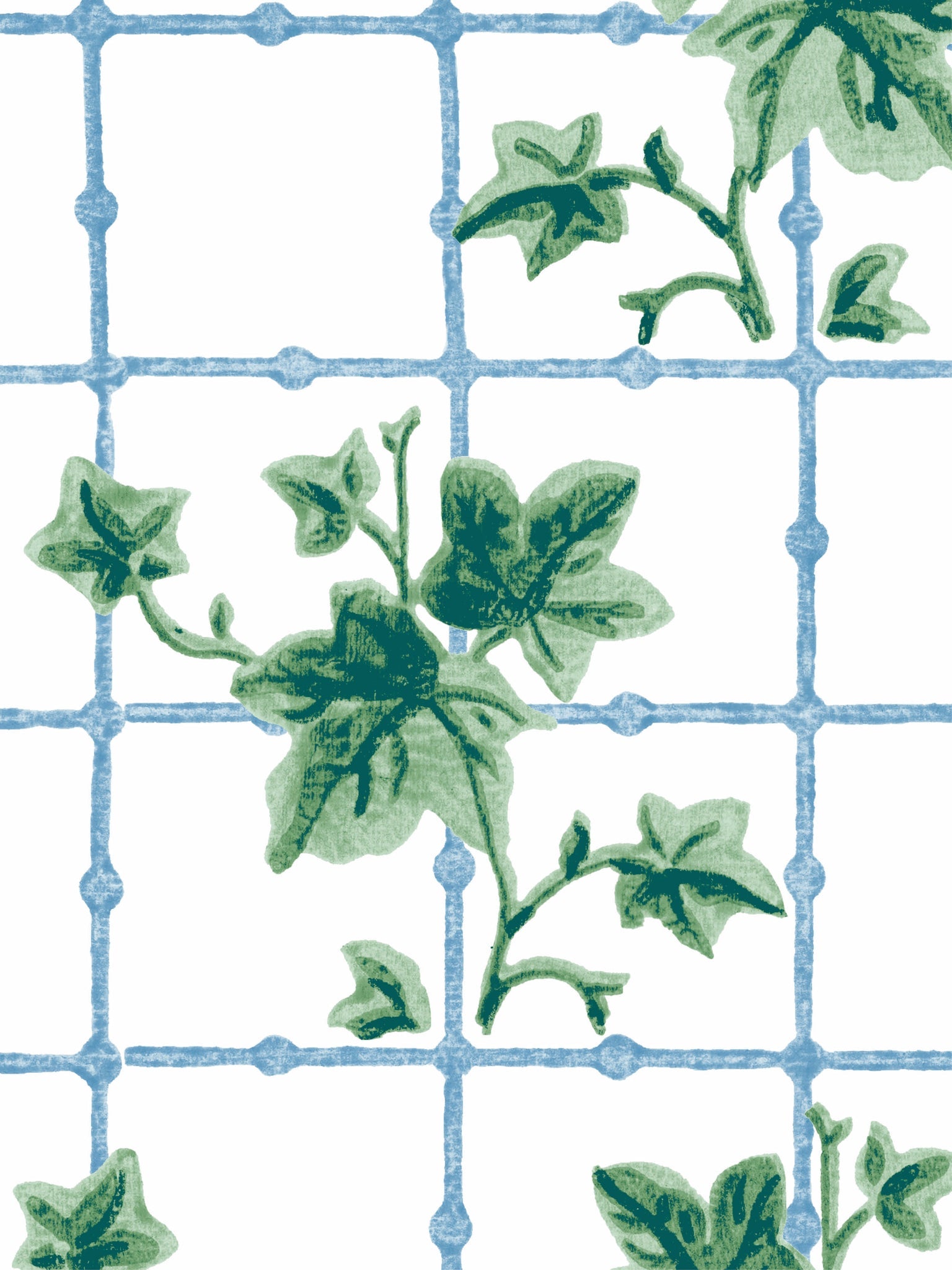 Ivy Trellis Wallpaper