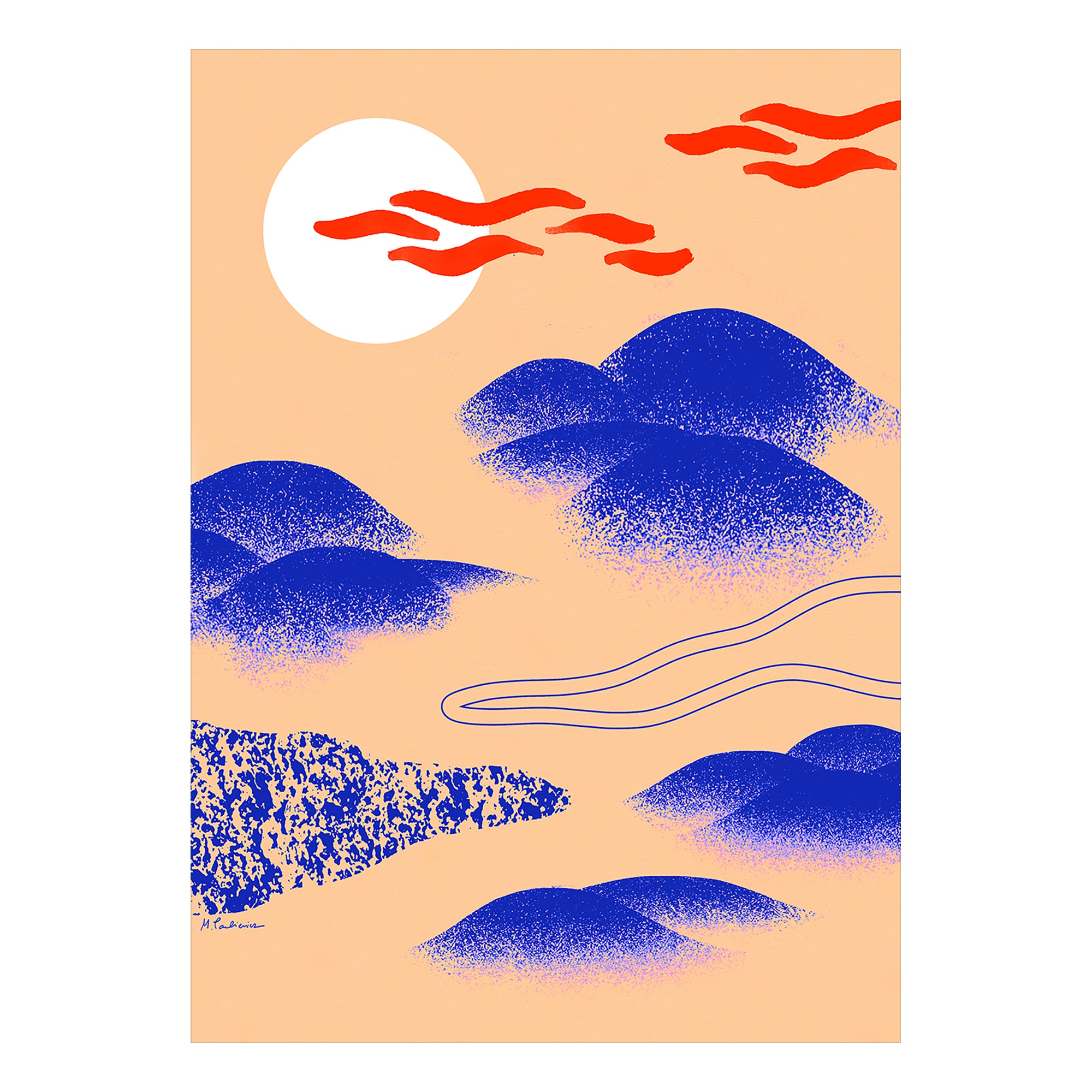 Japanese Hills by Magdalena Pankiewicz