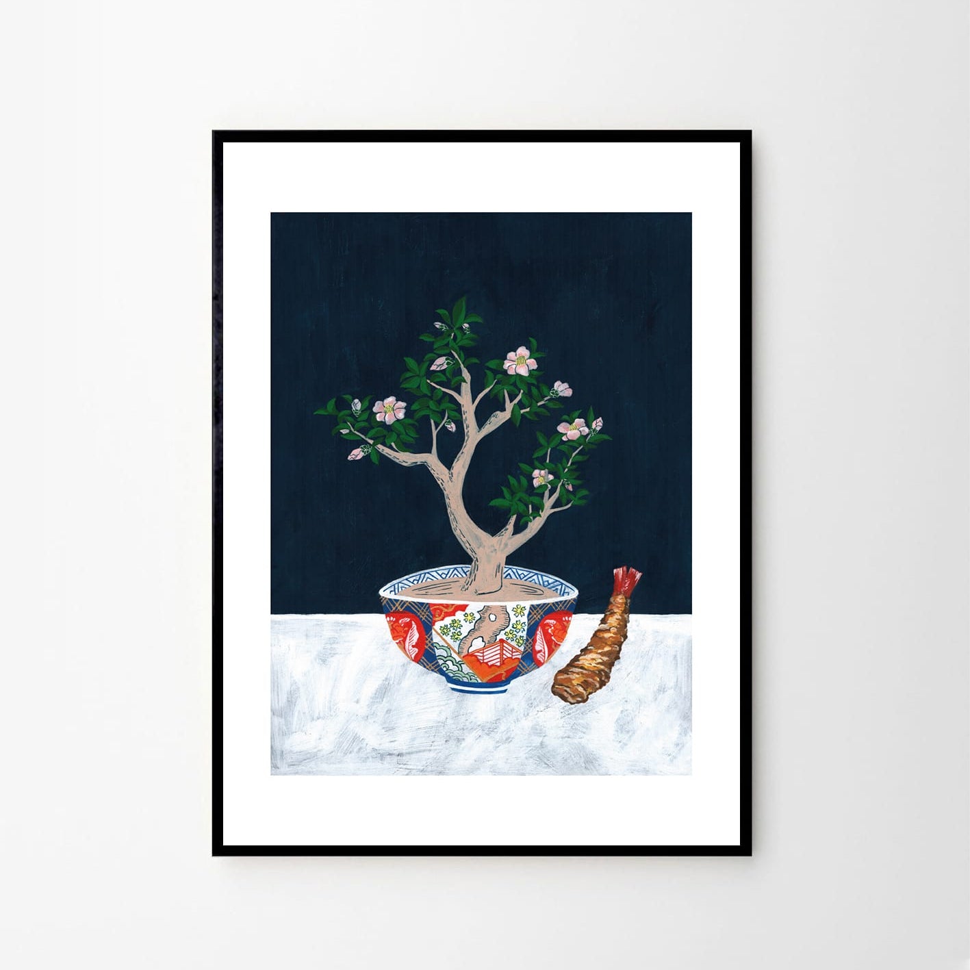 Daikokuya And Camellia Print by Jaron Su