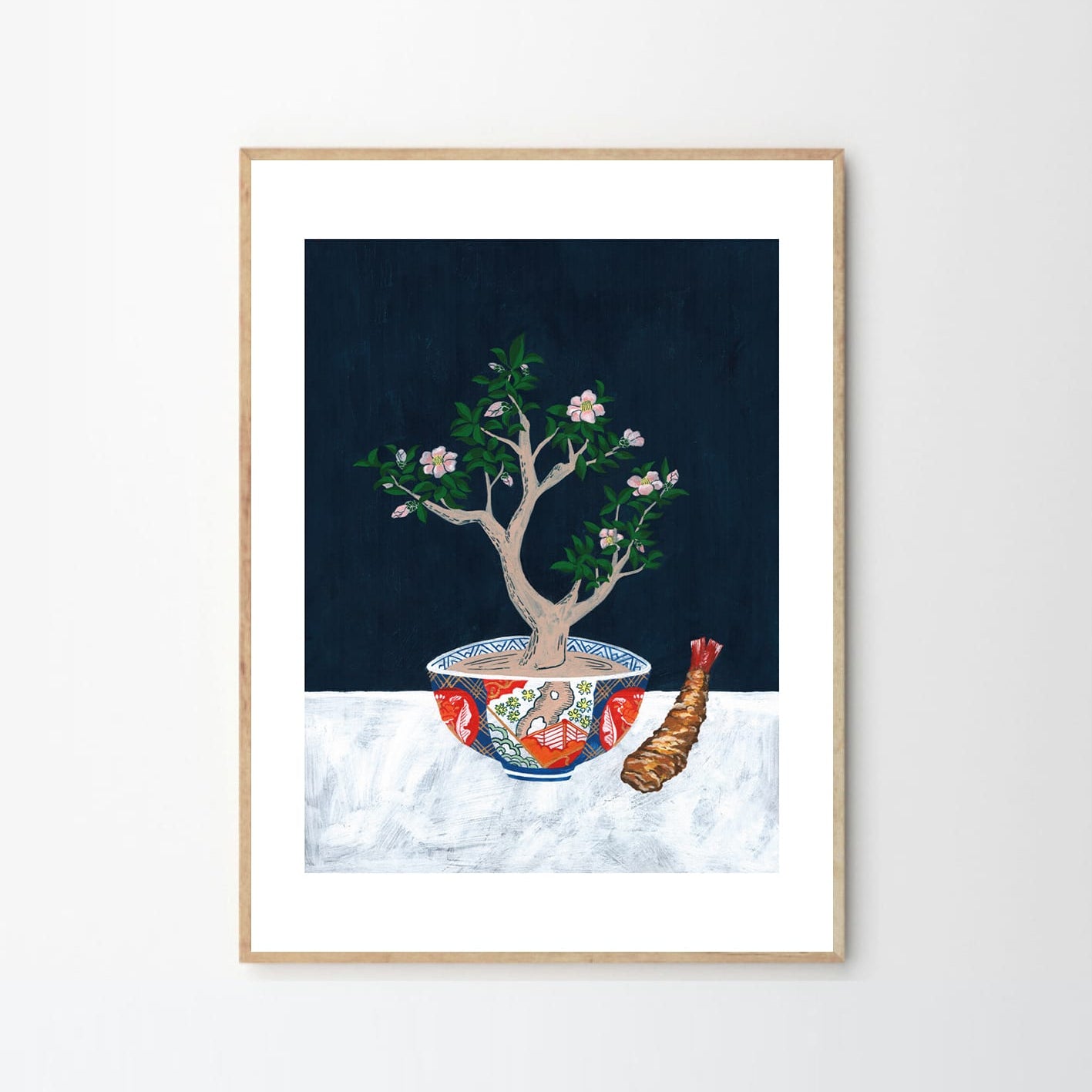 Daikokuya And Camellia Print by Jaron Su