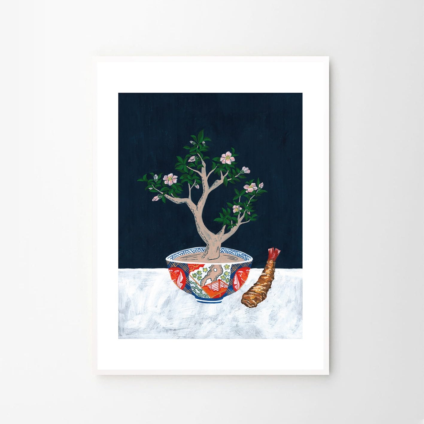 Daikokuya And Camellia Print by Jaron Su