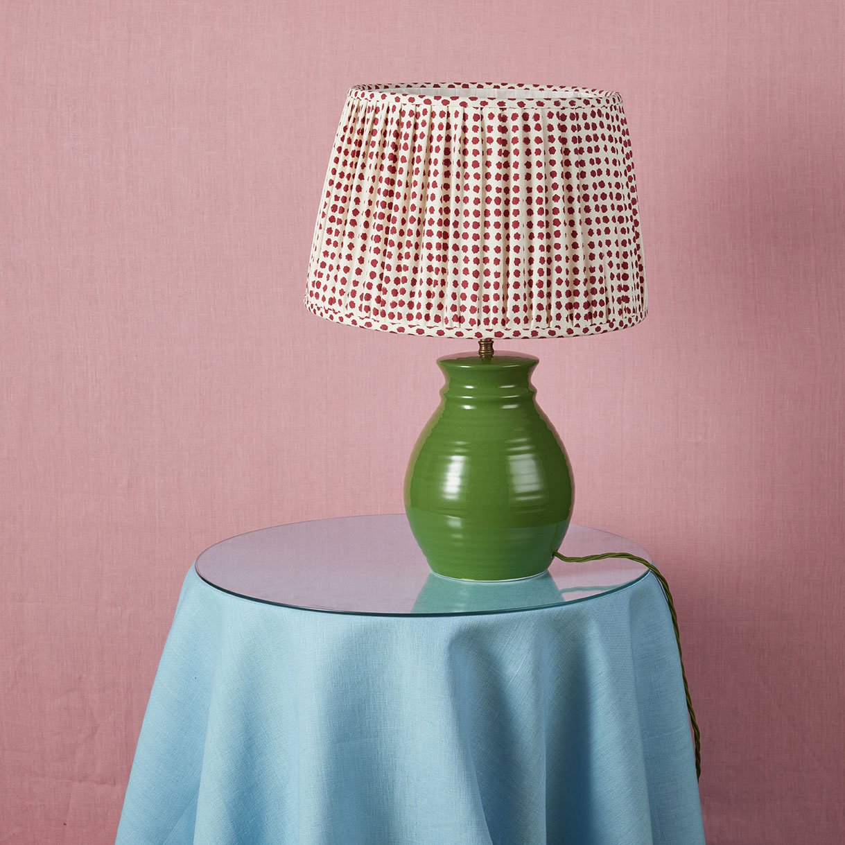 Lampshade Pleated Seed Iron Large