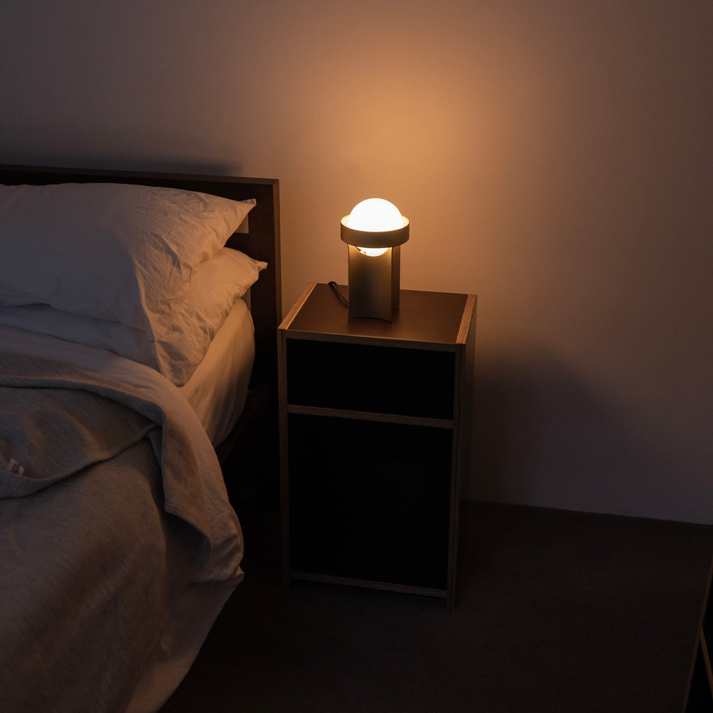Loop Table Lamp with Sphere III