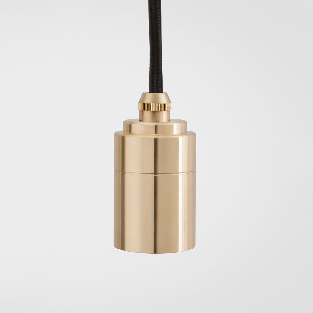 Linear Triple Pendant with Brass