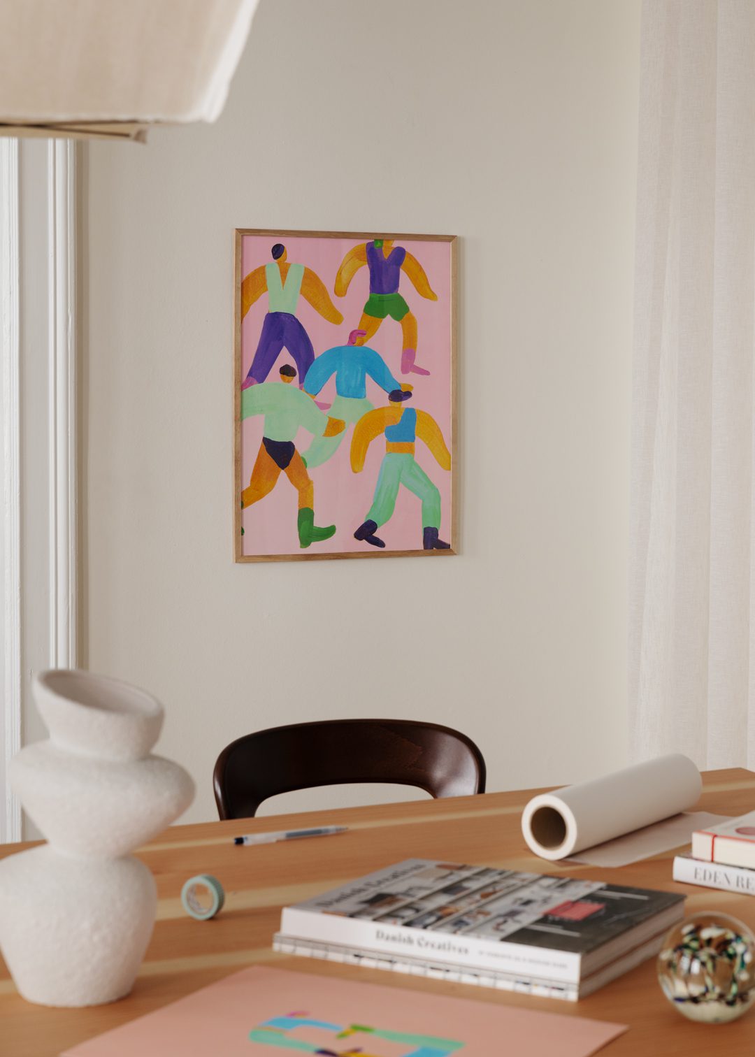 Walk the Walk Print by Lise Uhrskov