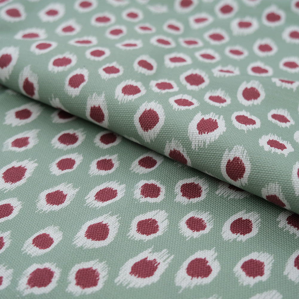 Polka Dot | Duck Egg & Burgundy