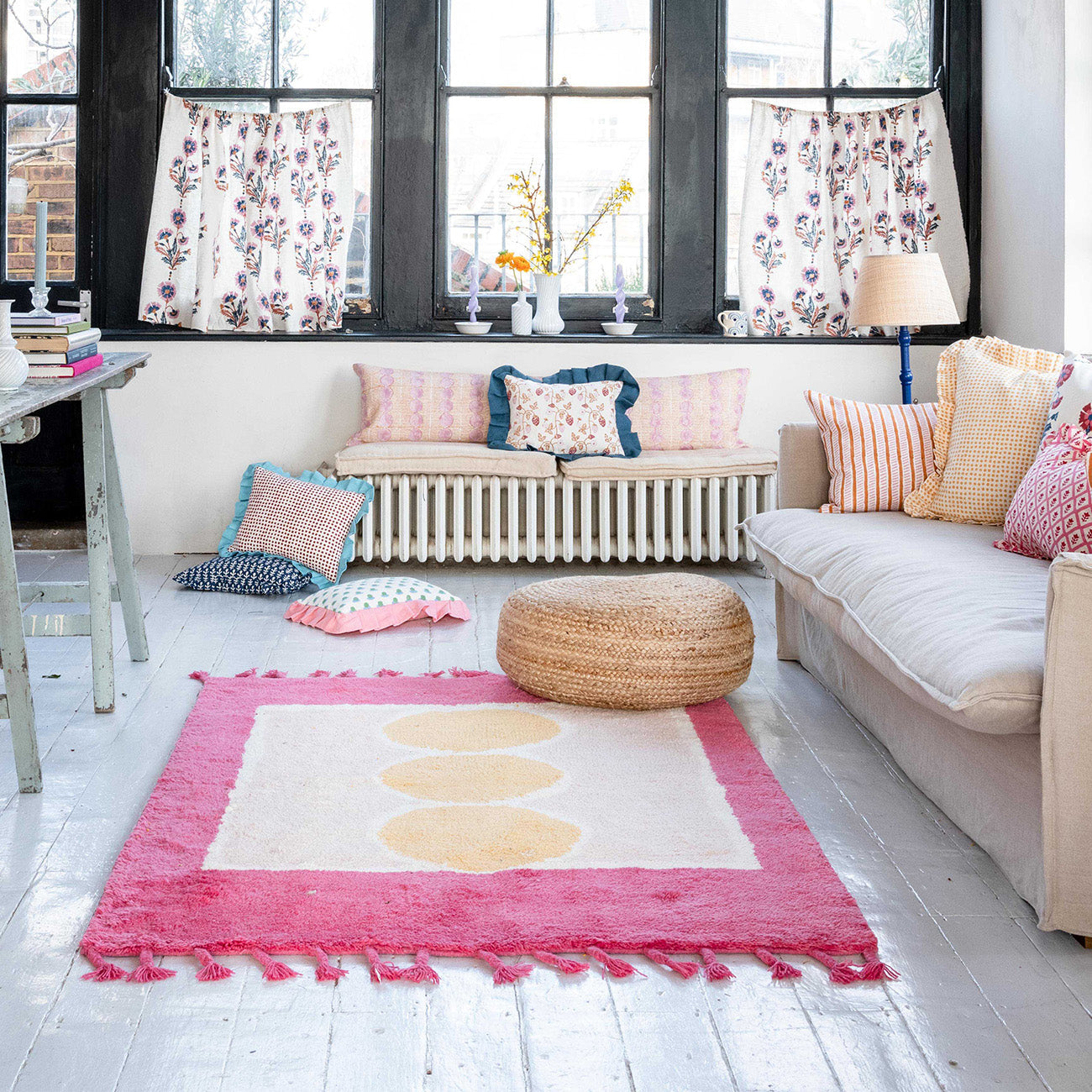 Rug Circle Pink