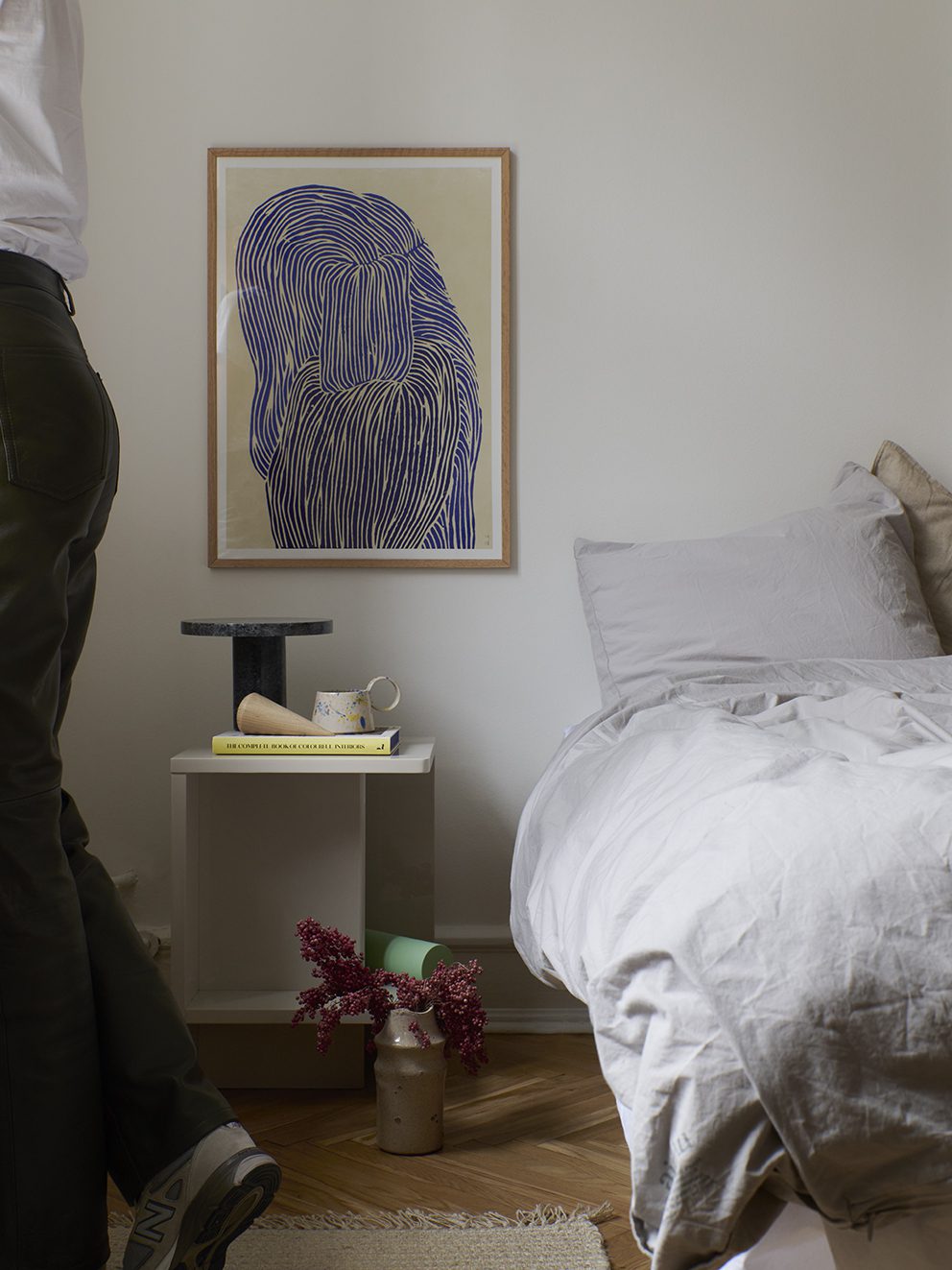 Deep Blue Print by Rebecca Hein