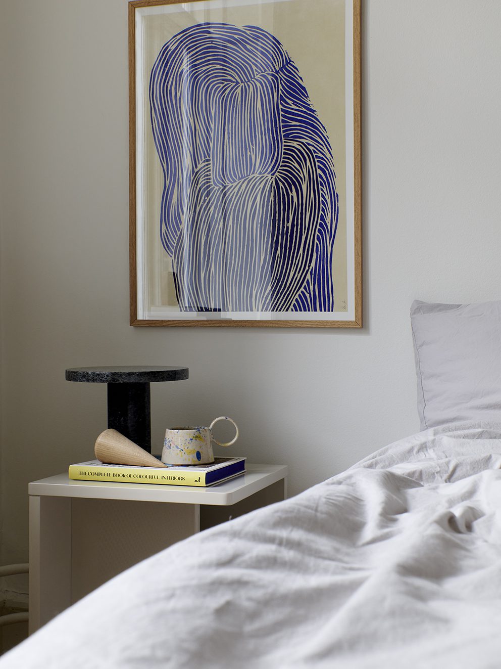 Deep Blue Print by Rebecca Hein