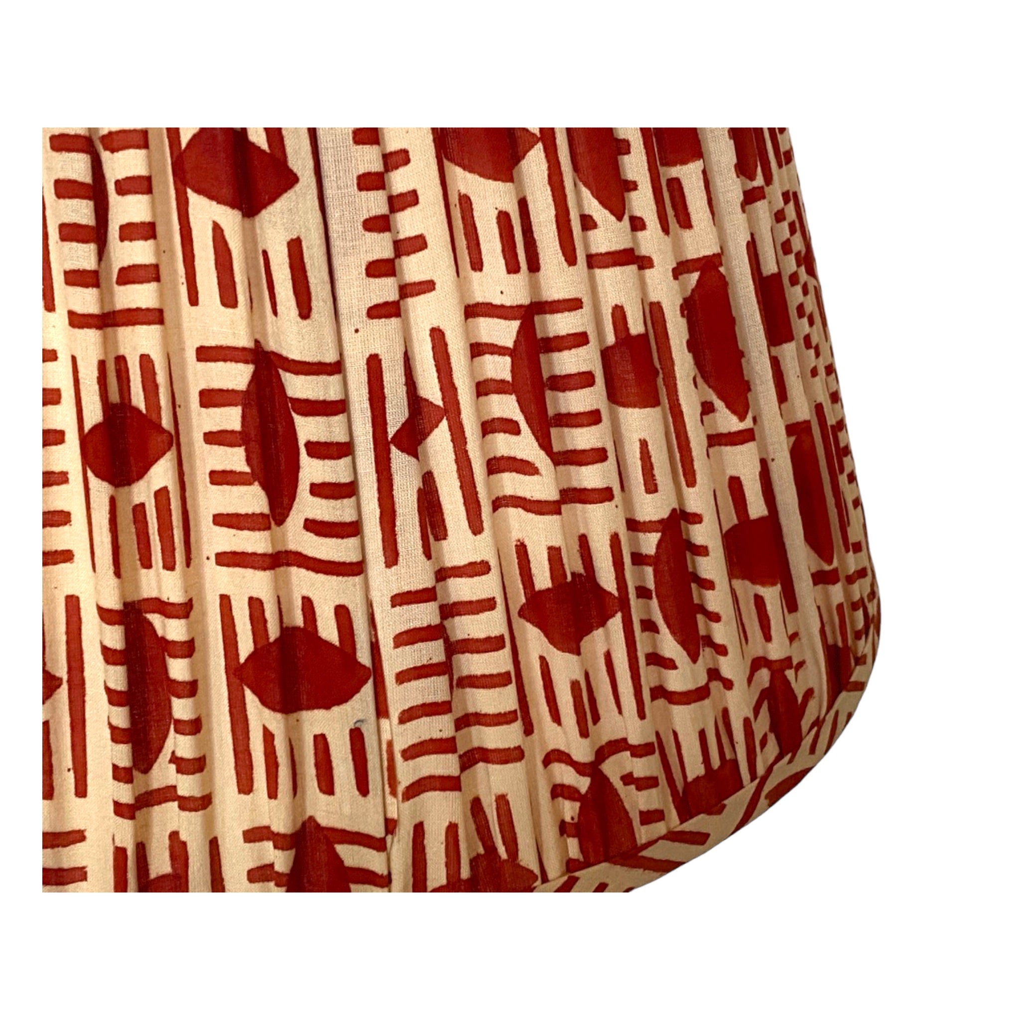 Red Brick Cotton Lampshade