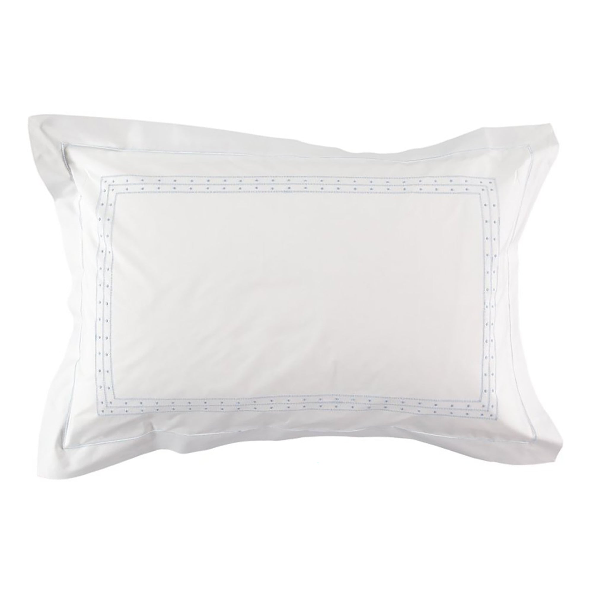 Matilda Cotton Oxford Pillowcase | Standard | Blue & White