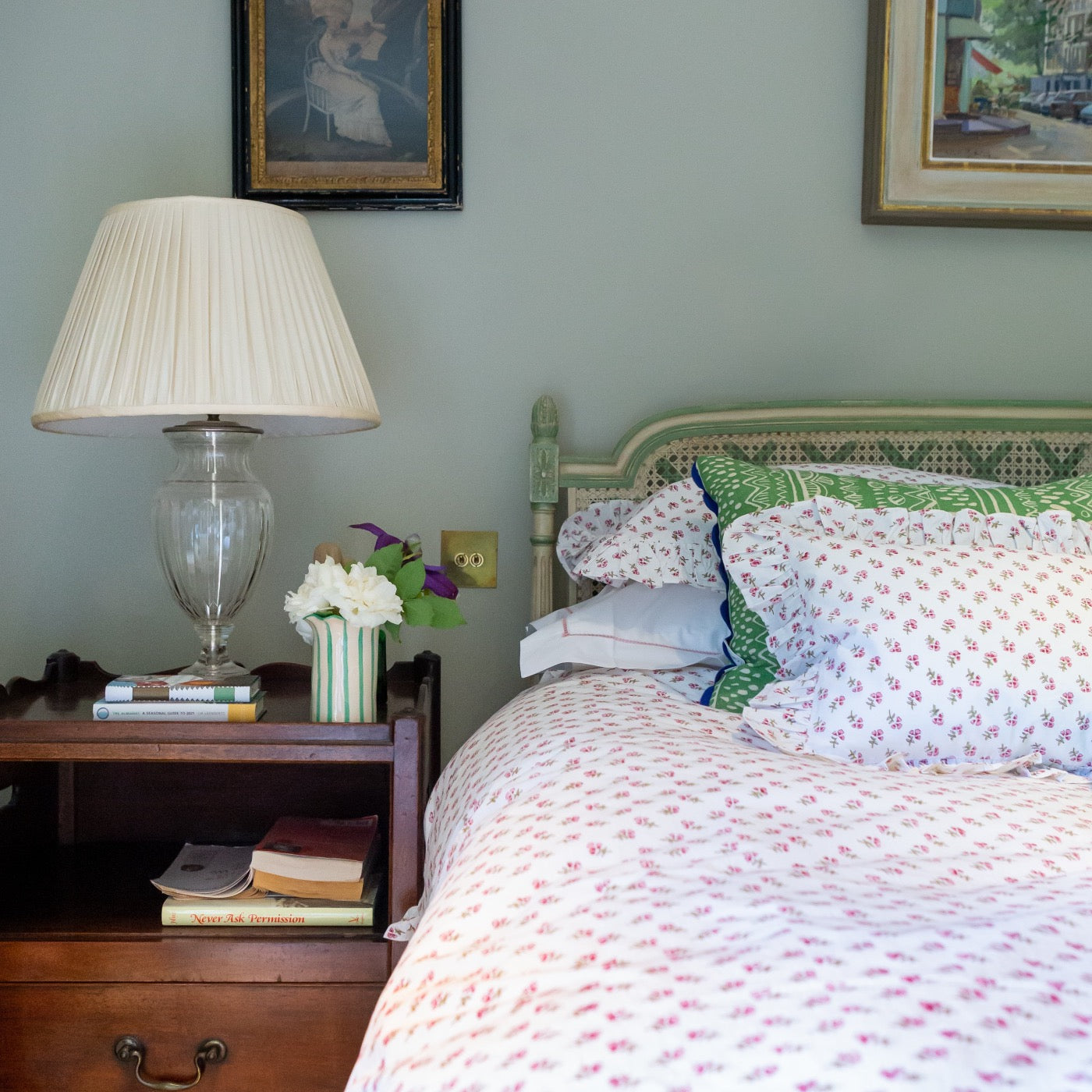 Pink Ditsy Duvet Cover