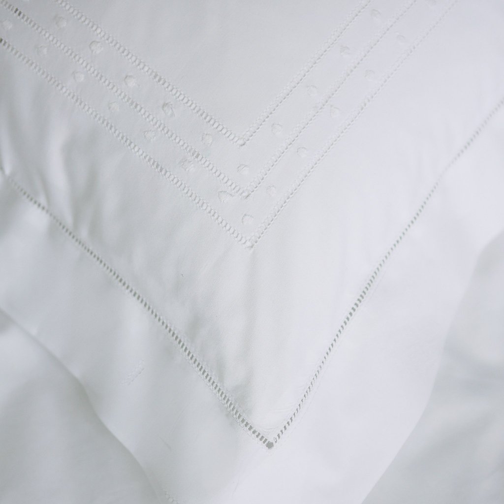 Matilda Cotton Duvet Cover | White