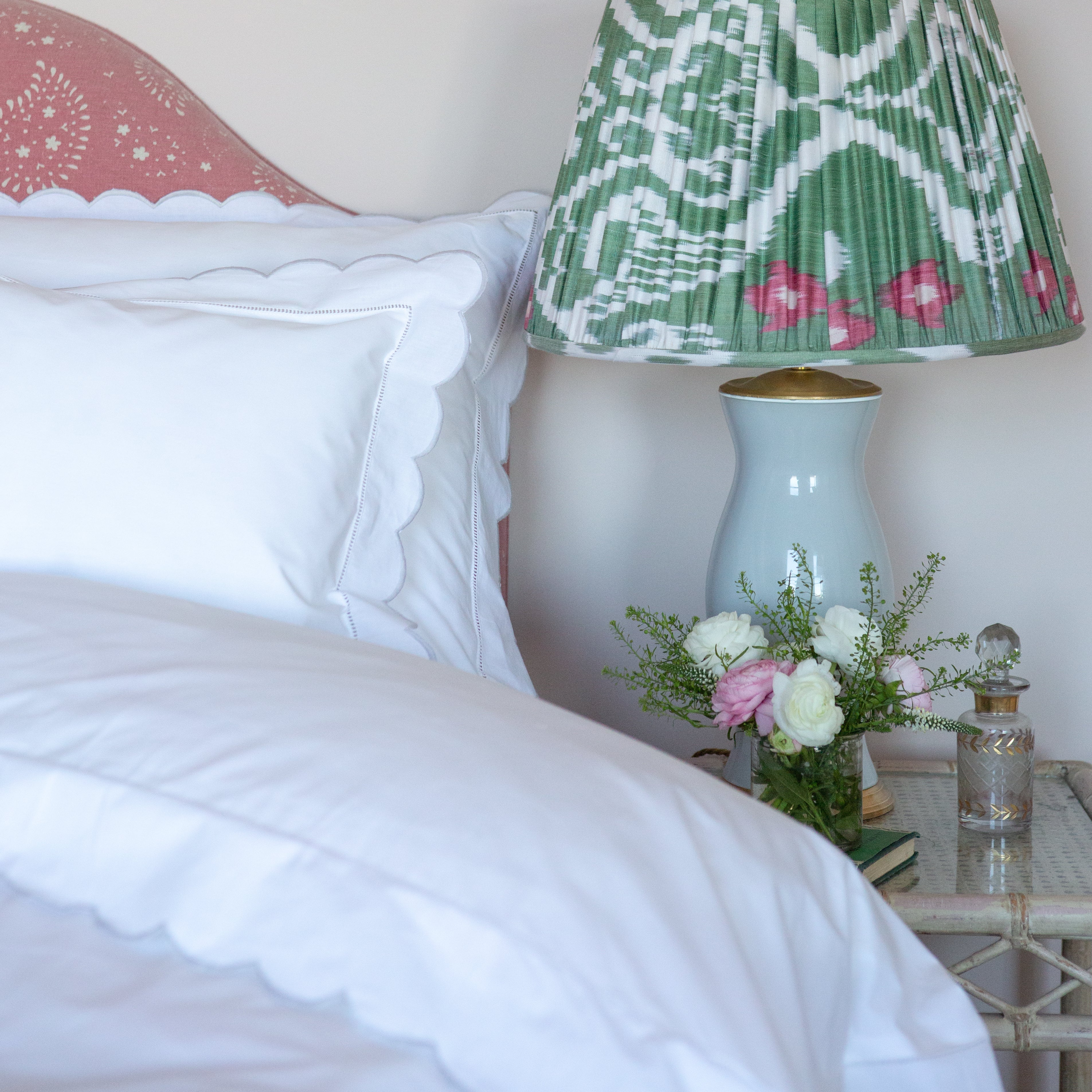 Grey Scallop Duvet Cover