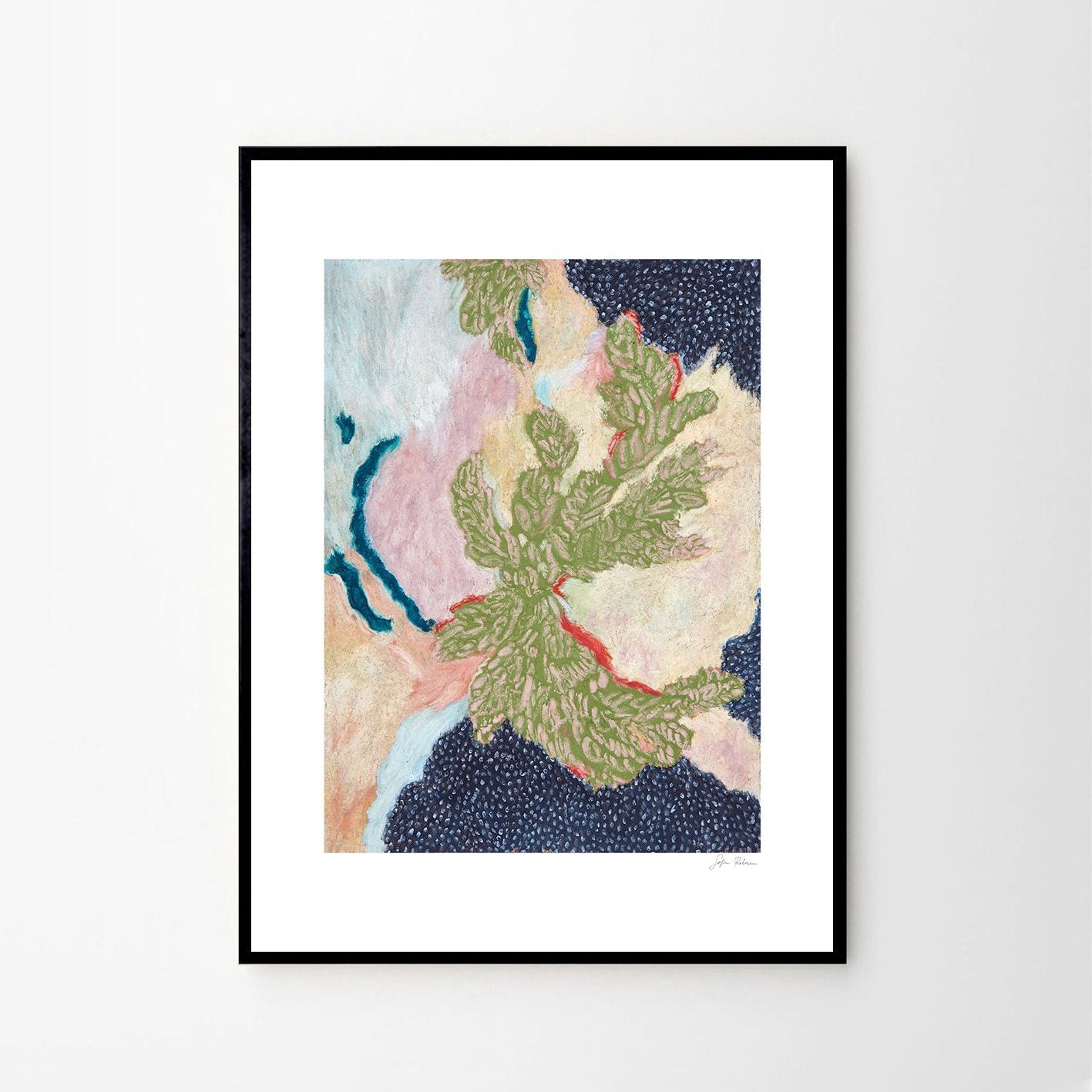 Little Green Print by Sofie Rebecca Iversen