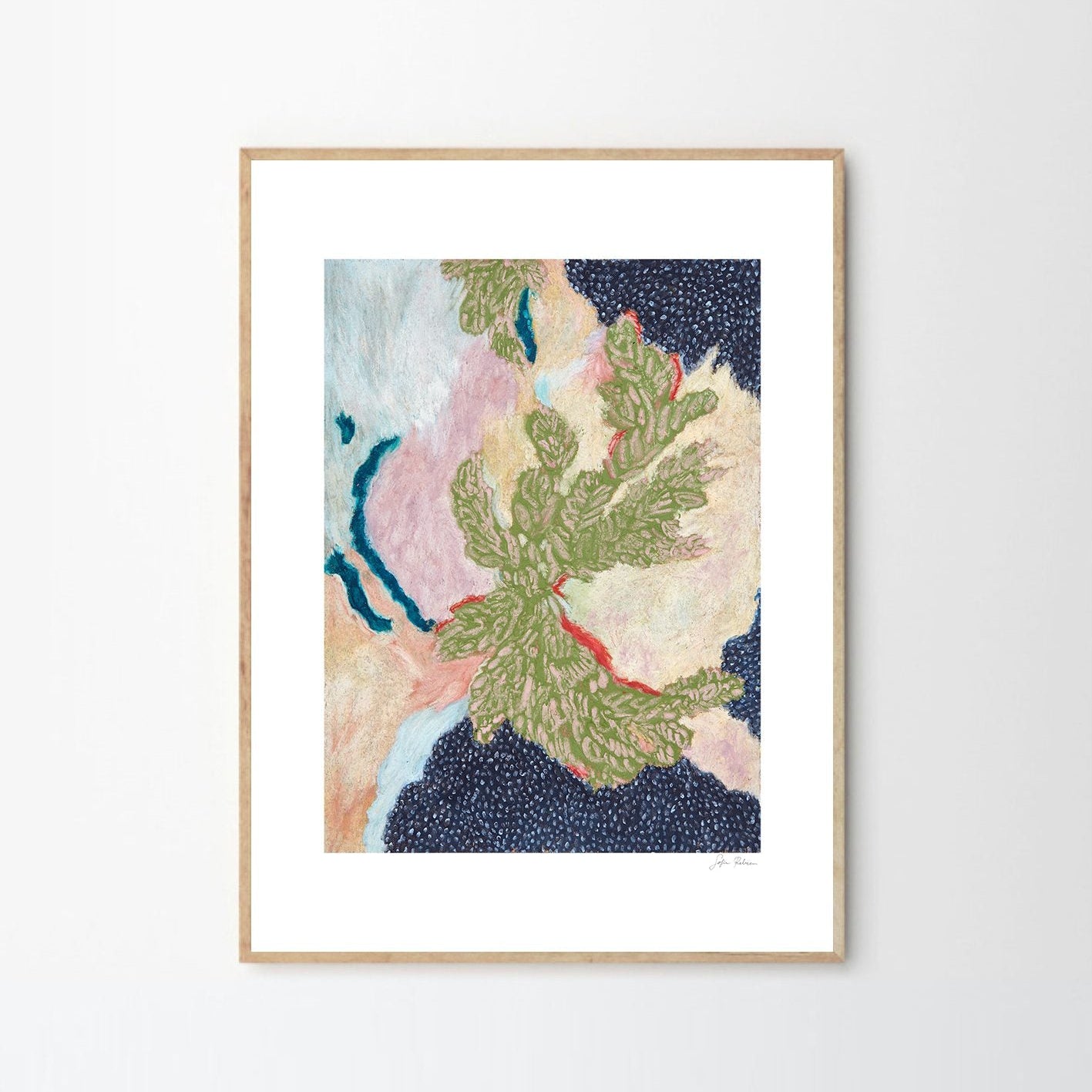 Little Green Print by Sofie Rebecca Iversen