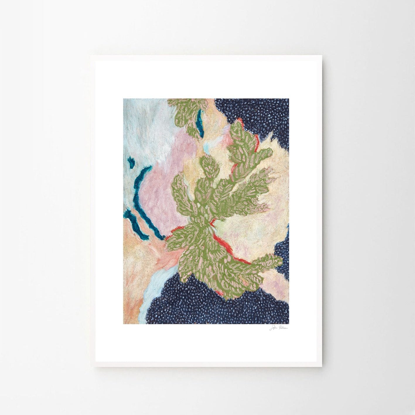 Little Green Print by Sofie Rebecca Iversen
