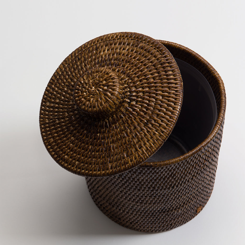 Strand Rattan Bathroom Bin