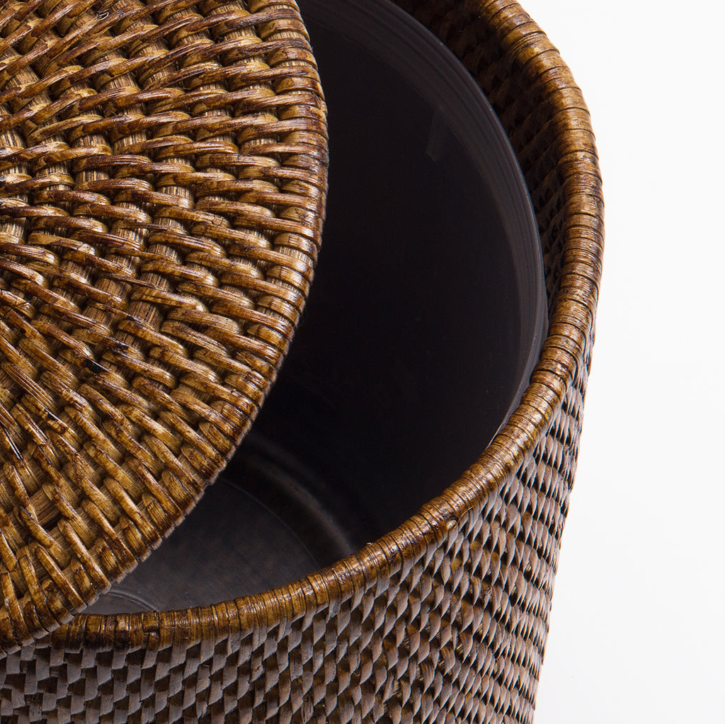 Strand Rattan Bathroom Bin