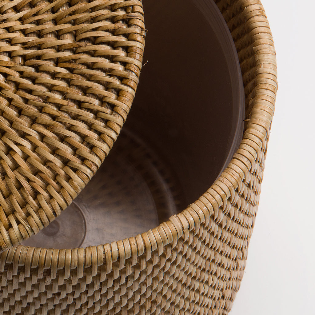 Strand Rattan Bathroom Bin